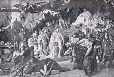 Thusnelda at the Triumph of Germanicus by Karl Theodor von Piloty